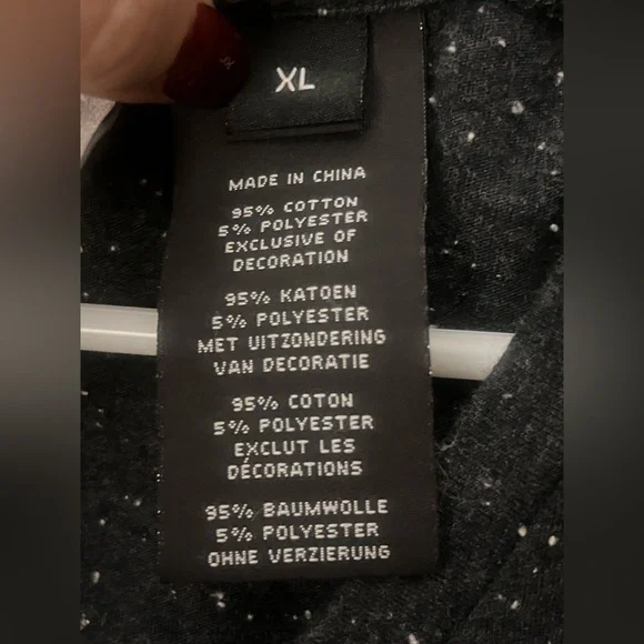 Harley-Davidson Speckled Black T-Shirt - Picture 3 of 4